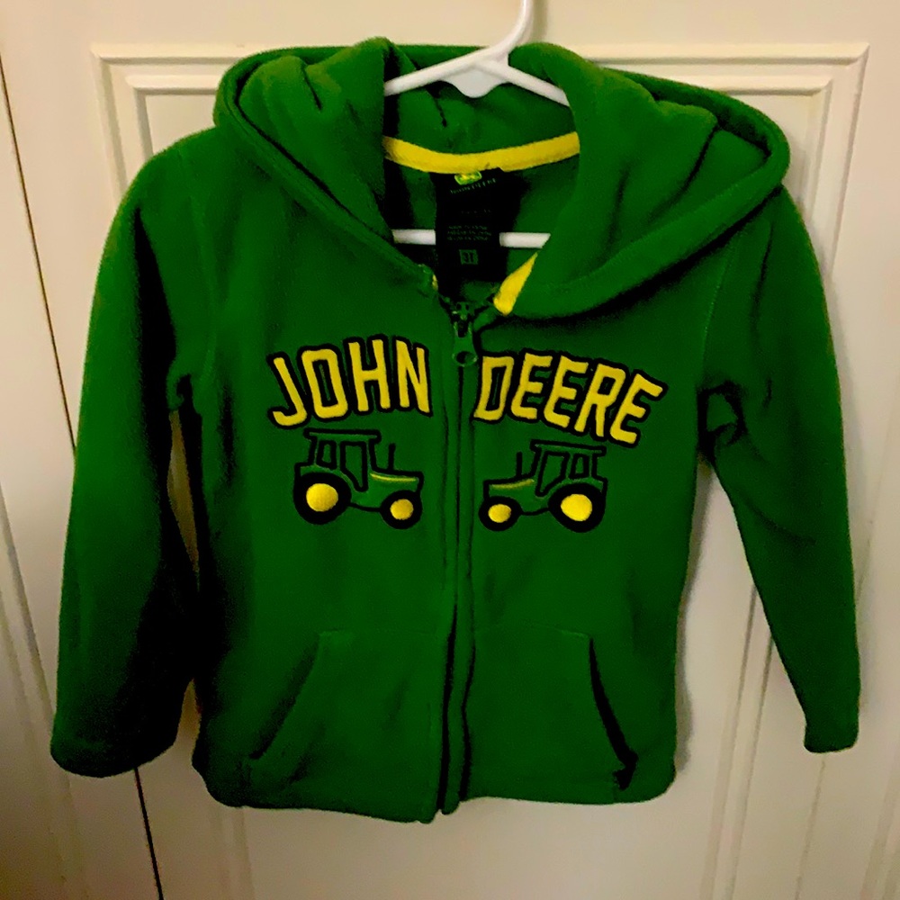 John Deere tractor fleece